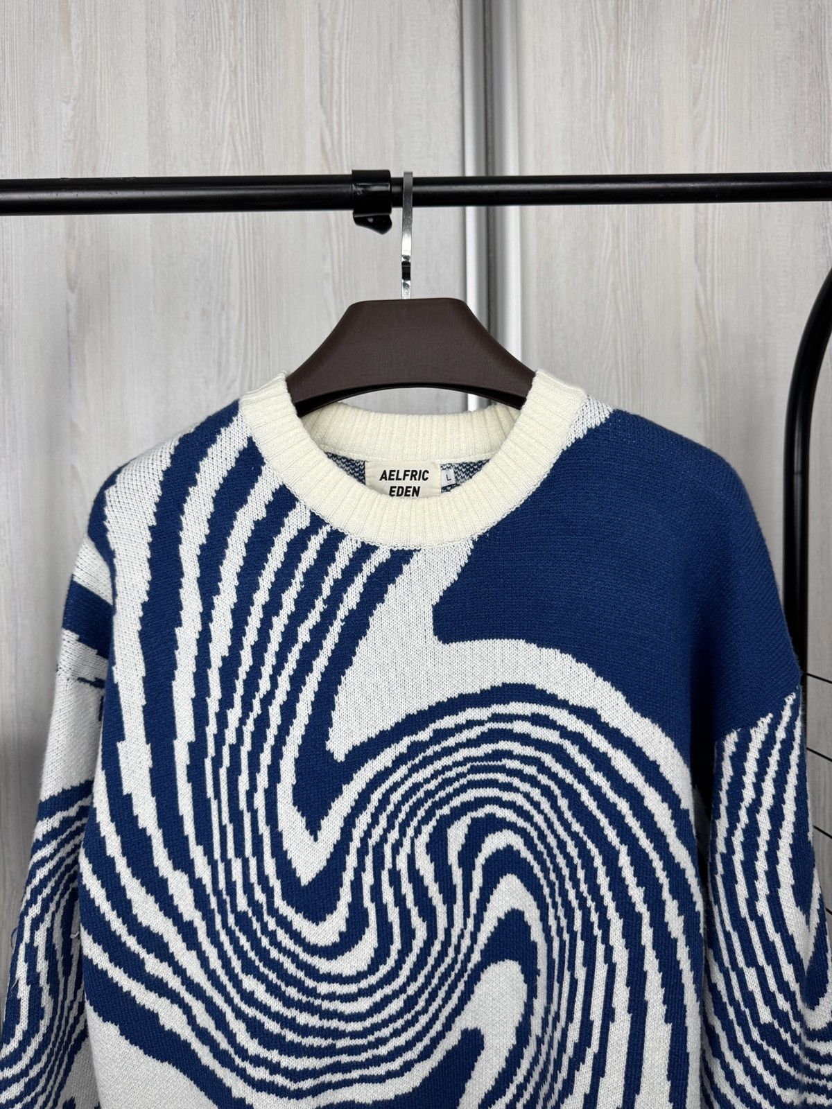 Designer Aelfric Eden Whirlpool Knit Soft Sweater Unisex size L Size US L / EU 52-54 / 3 - 7 Thumbnail