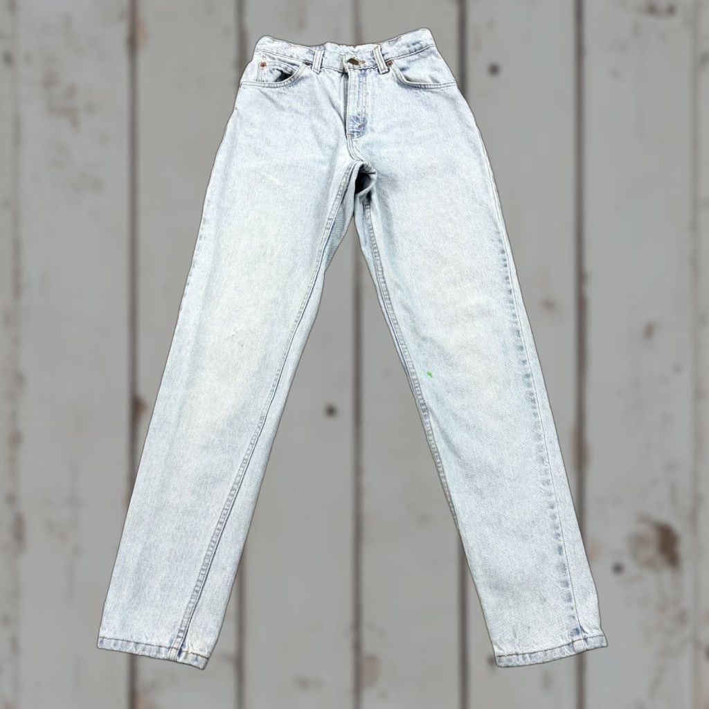 Levi's VINTAGE Levi's Jeans Womens 24 Tapered Orange Tab Light Wash 80s/90s USA 24x30 Jeans Women 90s 80s Size 42" / US 20 - 1 Thumbnail