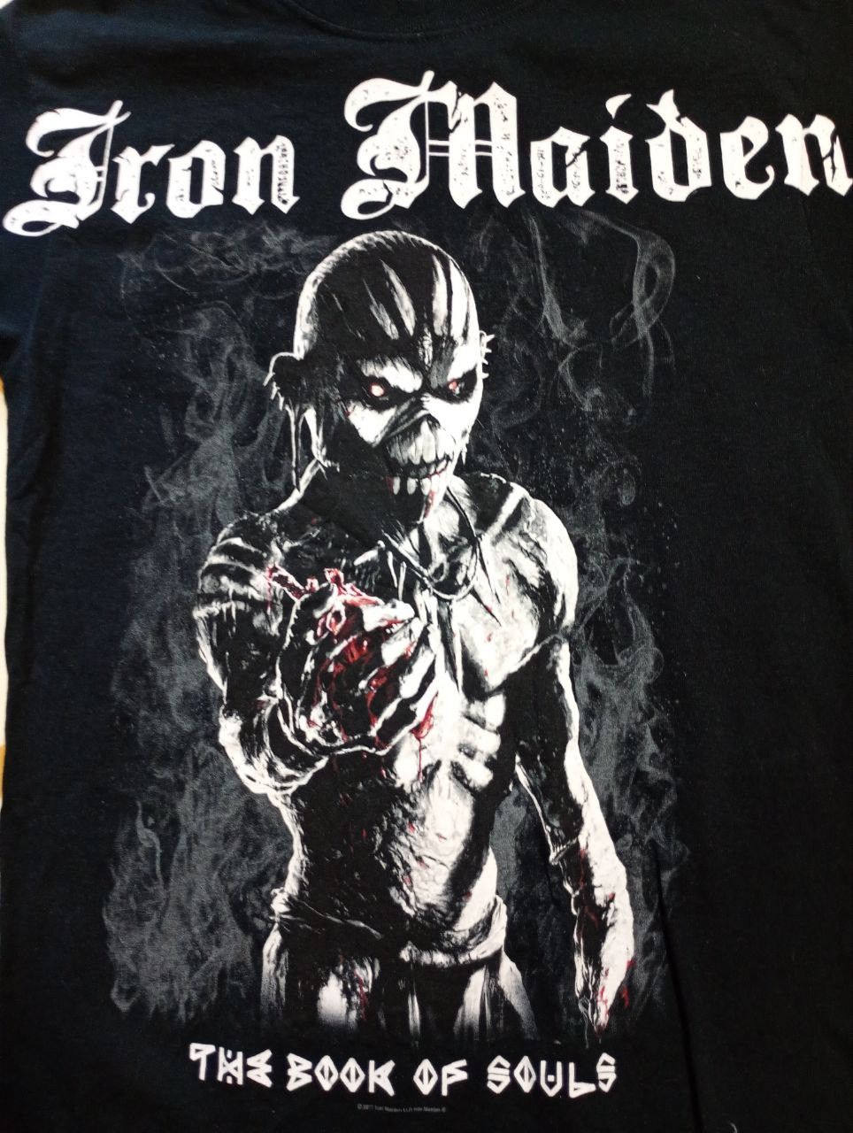 Band Tees × Gildan × Iron Maiden Gildan Iron Maiden The Book Of Souls T-Shirt 2017 Size US S / EU 44-46 / 1 - 5 Thumbnail