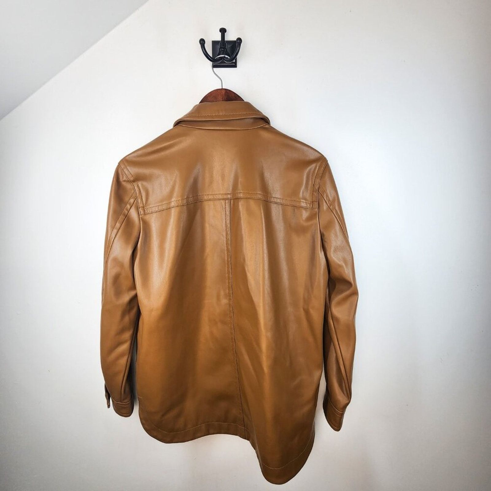 Madewell Madewell Vegan Leather Chore Jacket Size XS Minimalist Size XS / US 0-2 / IT 36-38 - 7 Thumbnail