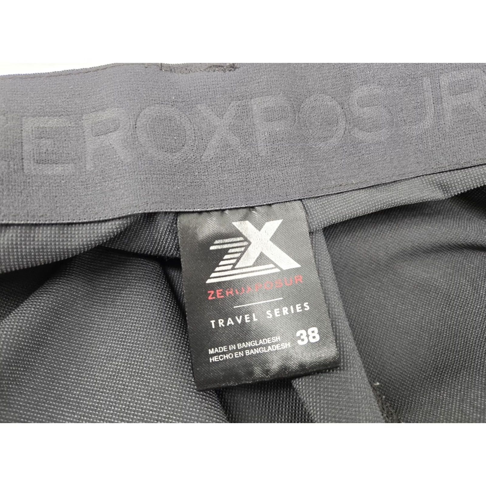ZeroXposur Zeroxposur Men's Shorts 38 Black Charcoal Gray w/Pockets Flat Front Zip 10in Inseam Size US 38 / EU 54 - 4 Thumbnail