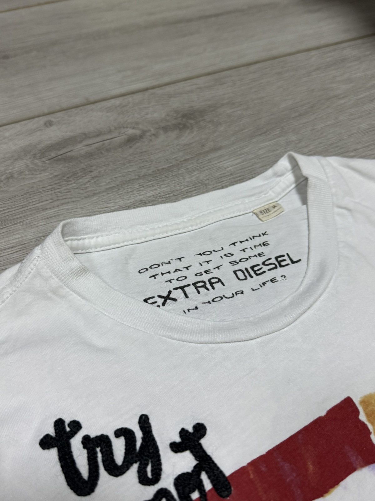Diesel Diesel Try not to Die for success tee shirt Size US M / EU 48-50 / 2 - 4 Thumbnail