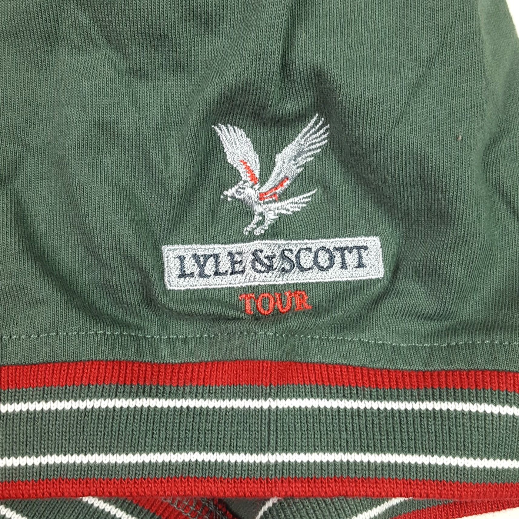Lyle & Scott VINTAGE Lyle & Scott Golf Polo Shirt Forest Green Size L Men Regular Short Sleeve Collared Button - Knit Cotton All Seasons Logo Embroidered Size US L / EU 52-54 / 3 - 4 Thumbnail