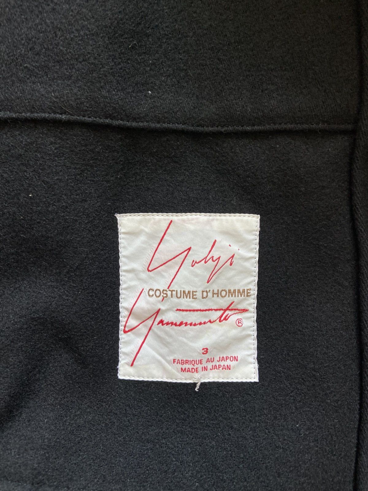 Yohji Yamamoto Yohji Yamamoto Archive Wool Coat Size US L / EU 52-54 / 3 - 11 Thumbnail