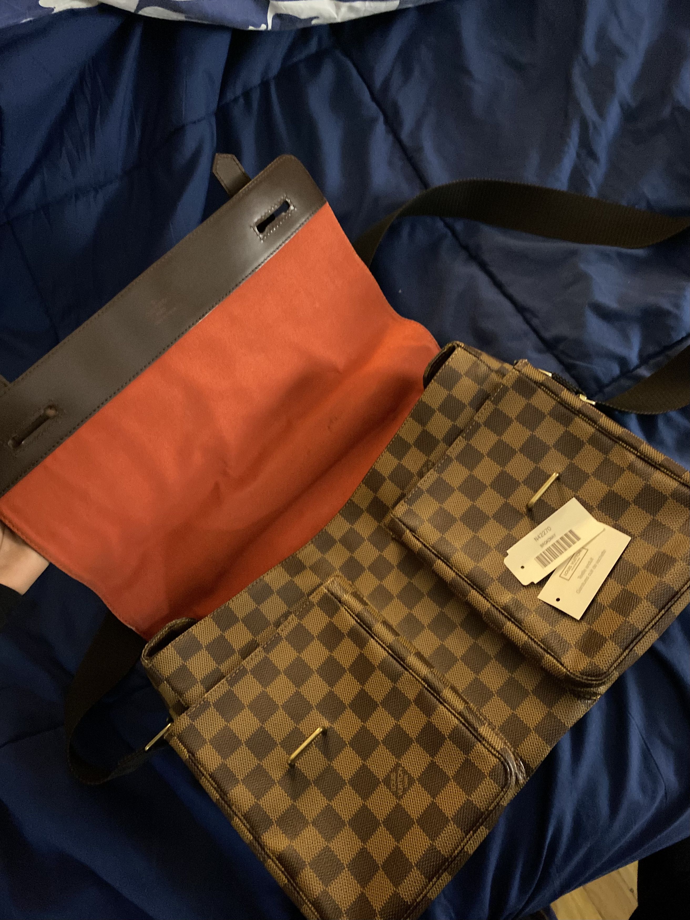 Louis Vuitton Louis Vuitton Damier Ebene Broadway Messenger Bag 2001 Size ONE SIZE - 6 Thumbnail