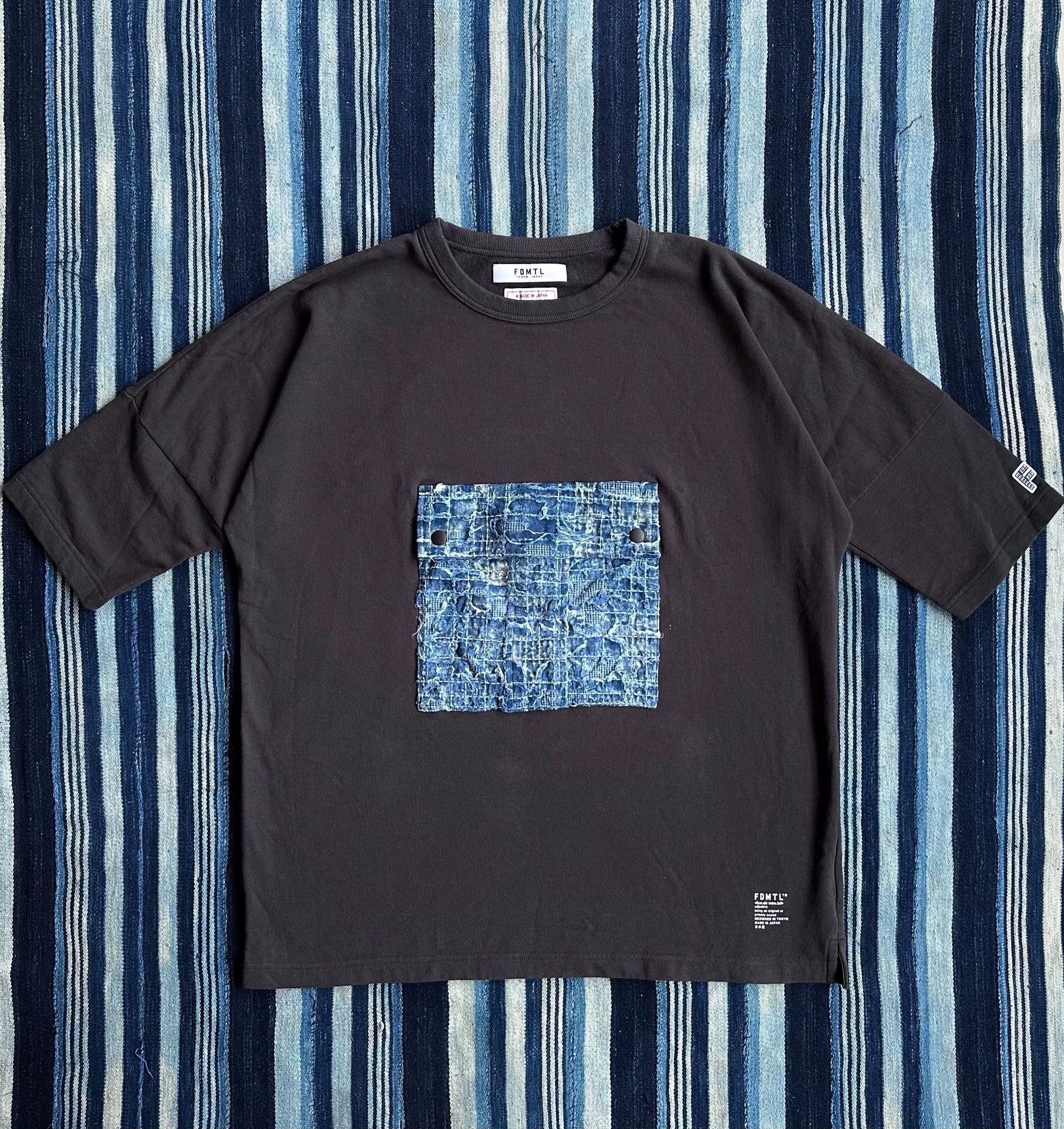 fdmtl boro big pocket t-shirt gray