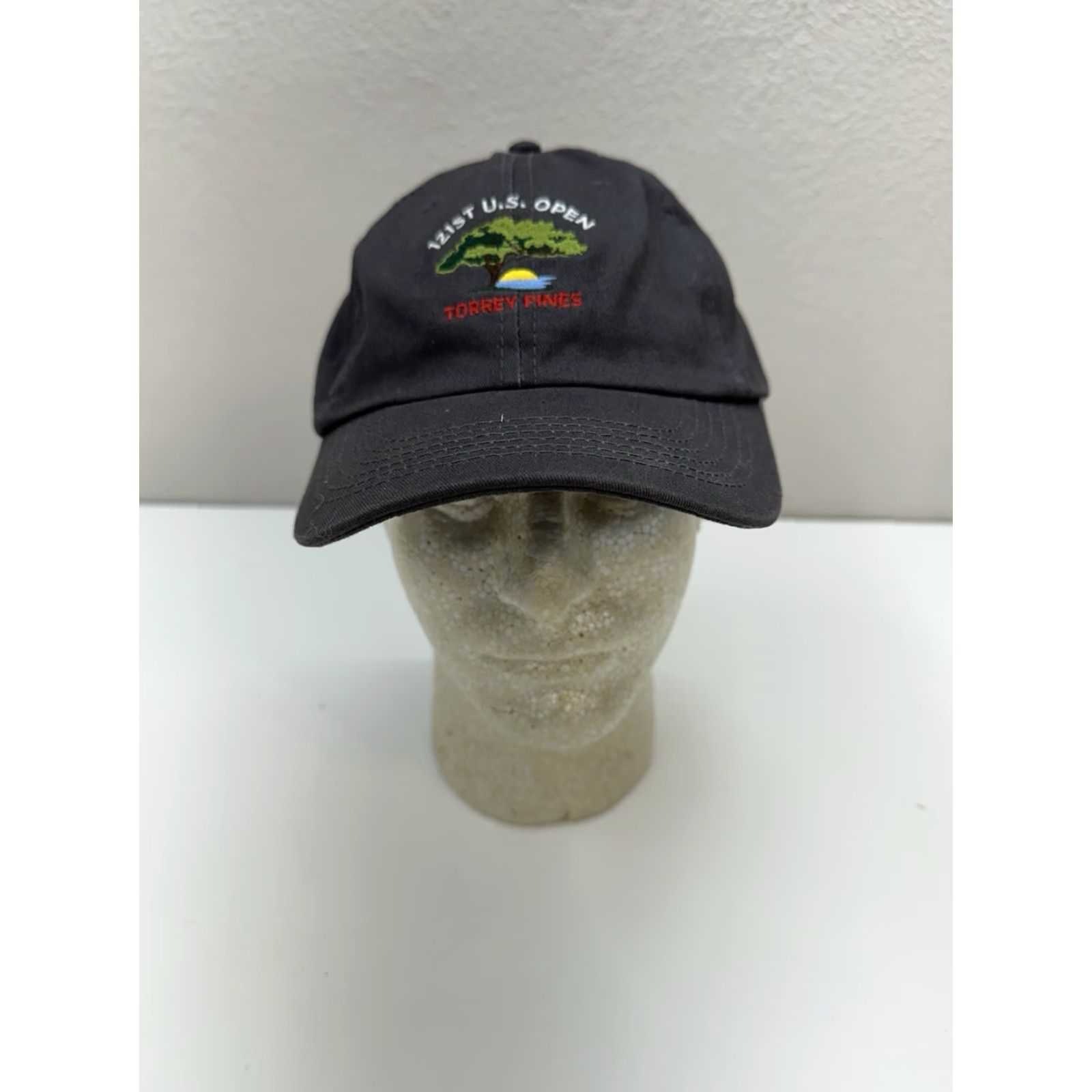 Vintage USGA Baseball Hat 121st U.S. Open Torrey Pines Gray Adjustable Cap Size ONE SIZE - 2 Thumbnail