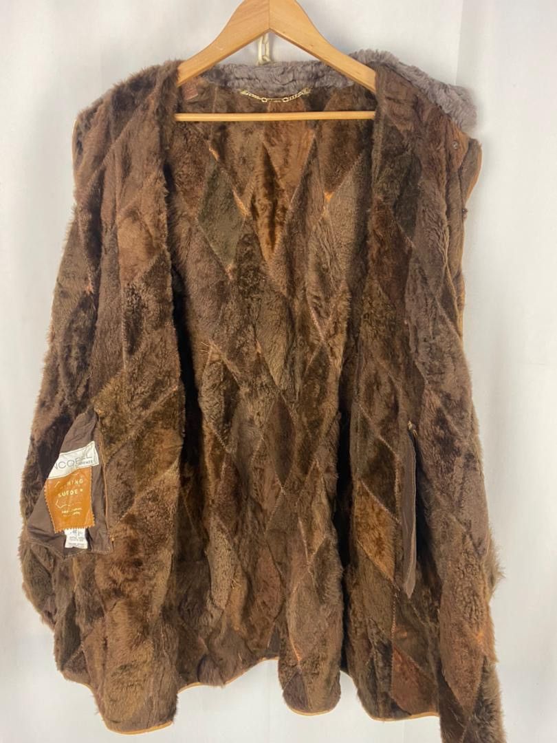Leather Pincopel shining suede button up trench coat Size L / US 10 / IT 46 - 3 Thumbnail