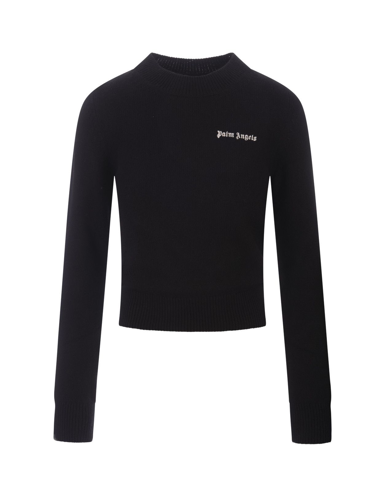 Palm Angels o1mle0824 Classic Logo Sweater in Black Size S / US 4 / IT 40 - 1 Thumbnail