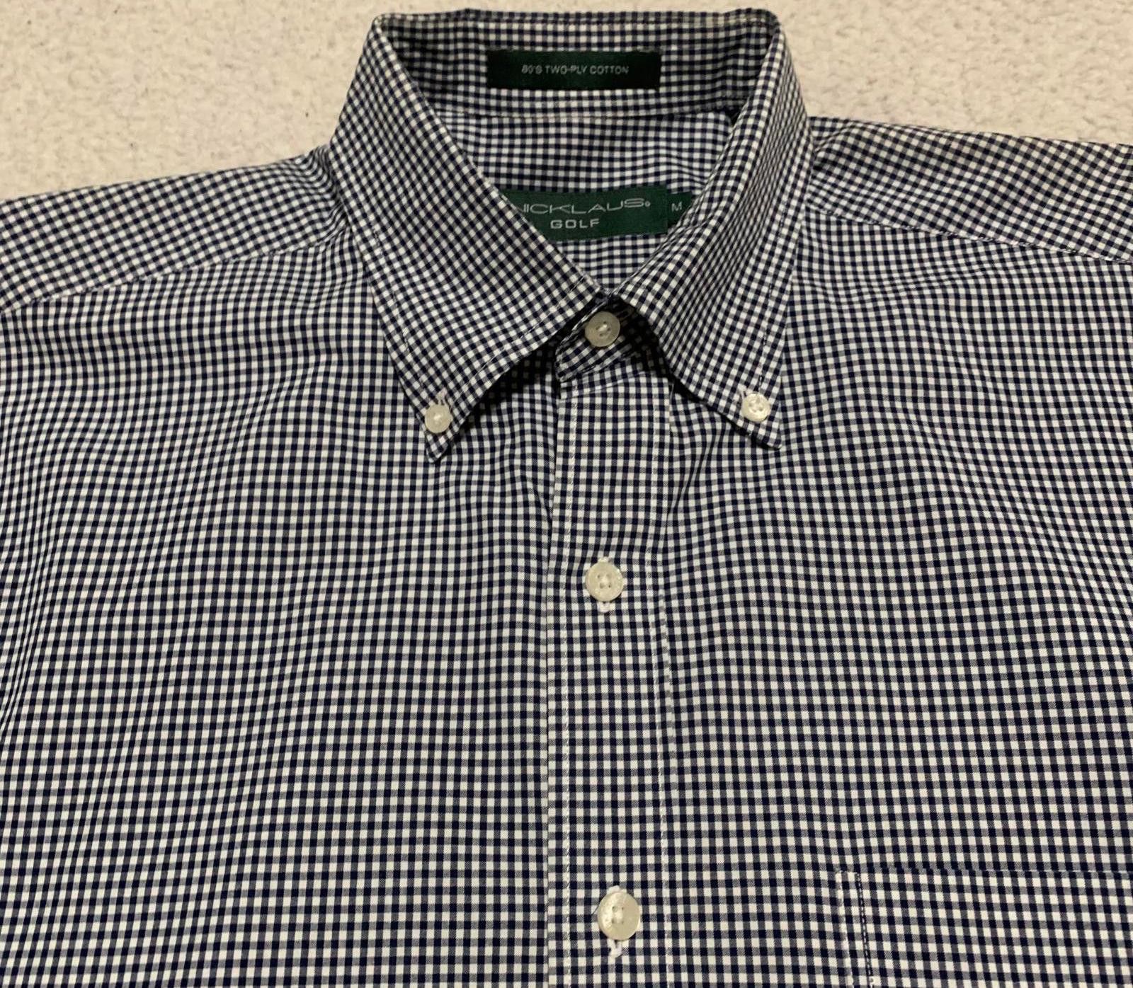Nicolas Andreas Taralis Vintage 90s Nicklaus Golf Men's Shirt Medium Check Size US M / EU 48-50 / 2 - 5 Thumbnail