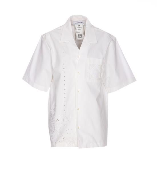 Marine Serre MARINE SERRE Women Shirts USI016A WH10 White Size XS / US 0-2 / IT 36-38 - 1 Thumbnail
