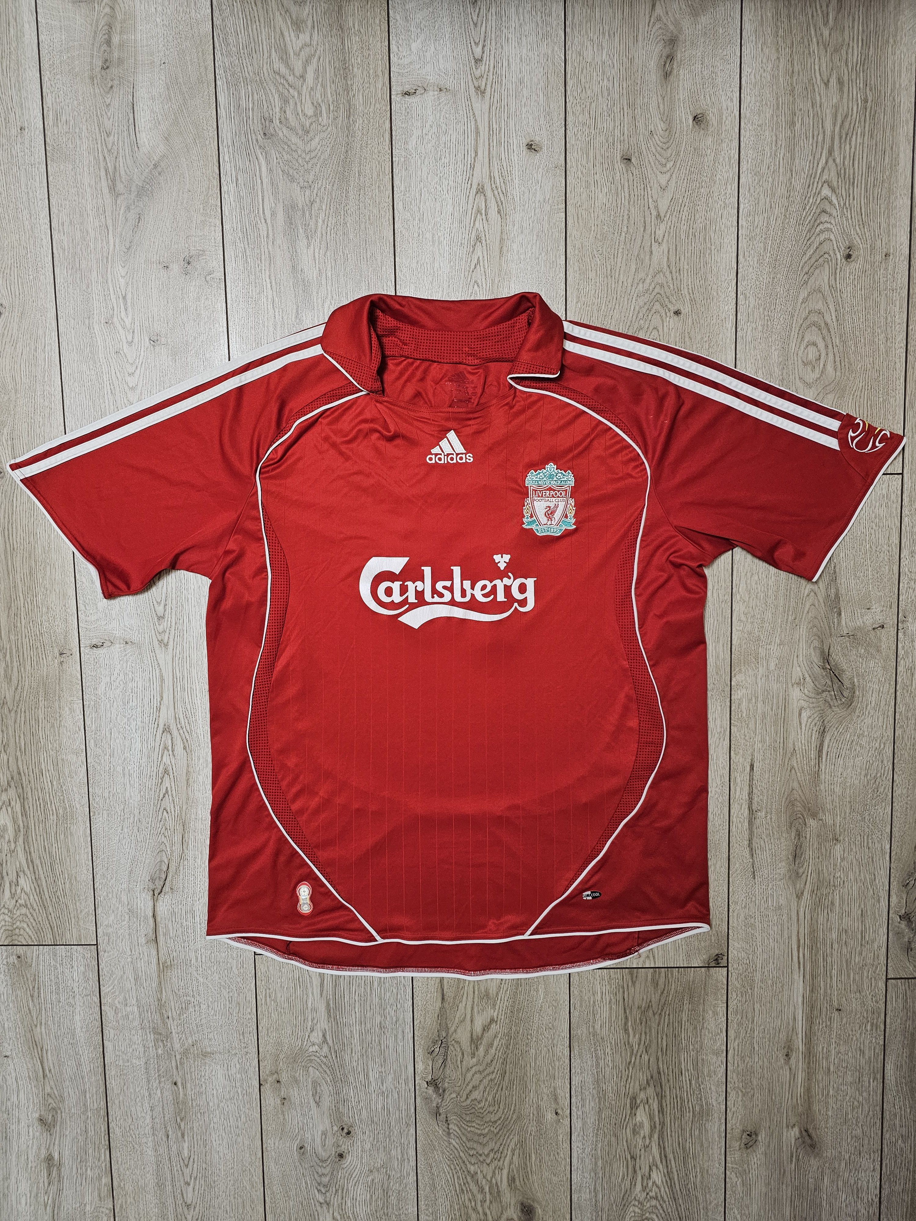 Adidas LIVERPOOL 2006 2008 HOME FOOTBALL SHIRT SOCCER JERSEY Size US XL / EU 56 / 4 - 1 Thumbnail