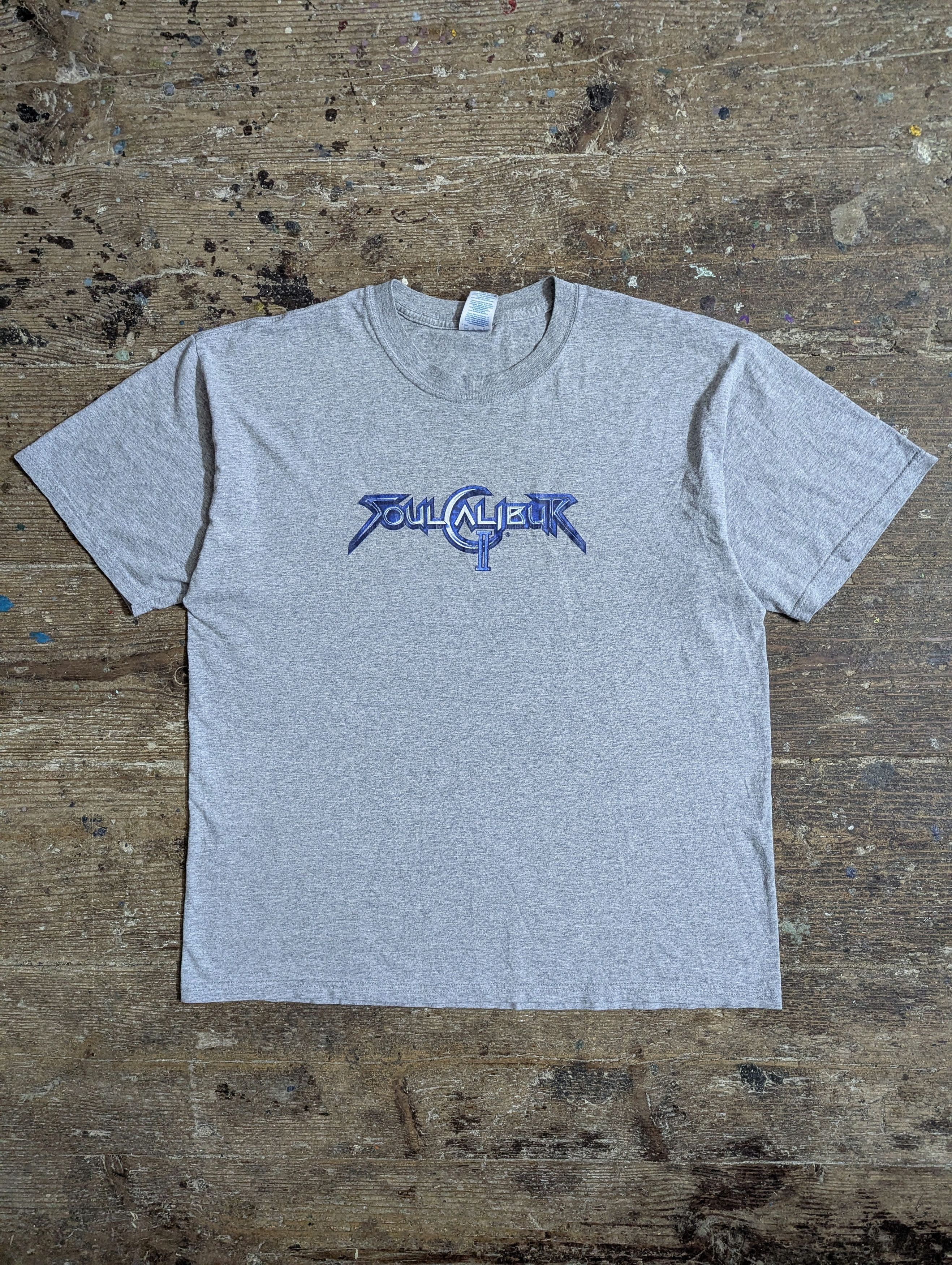 Band Tees Rare! 00s Soul Calibur 2 Center Logo Promo T Shirt Size US XL / EU 56 / 4 - 1 Thumbnail