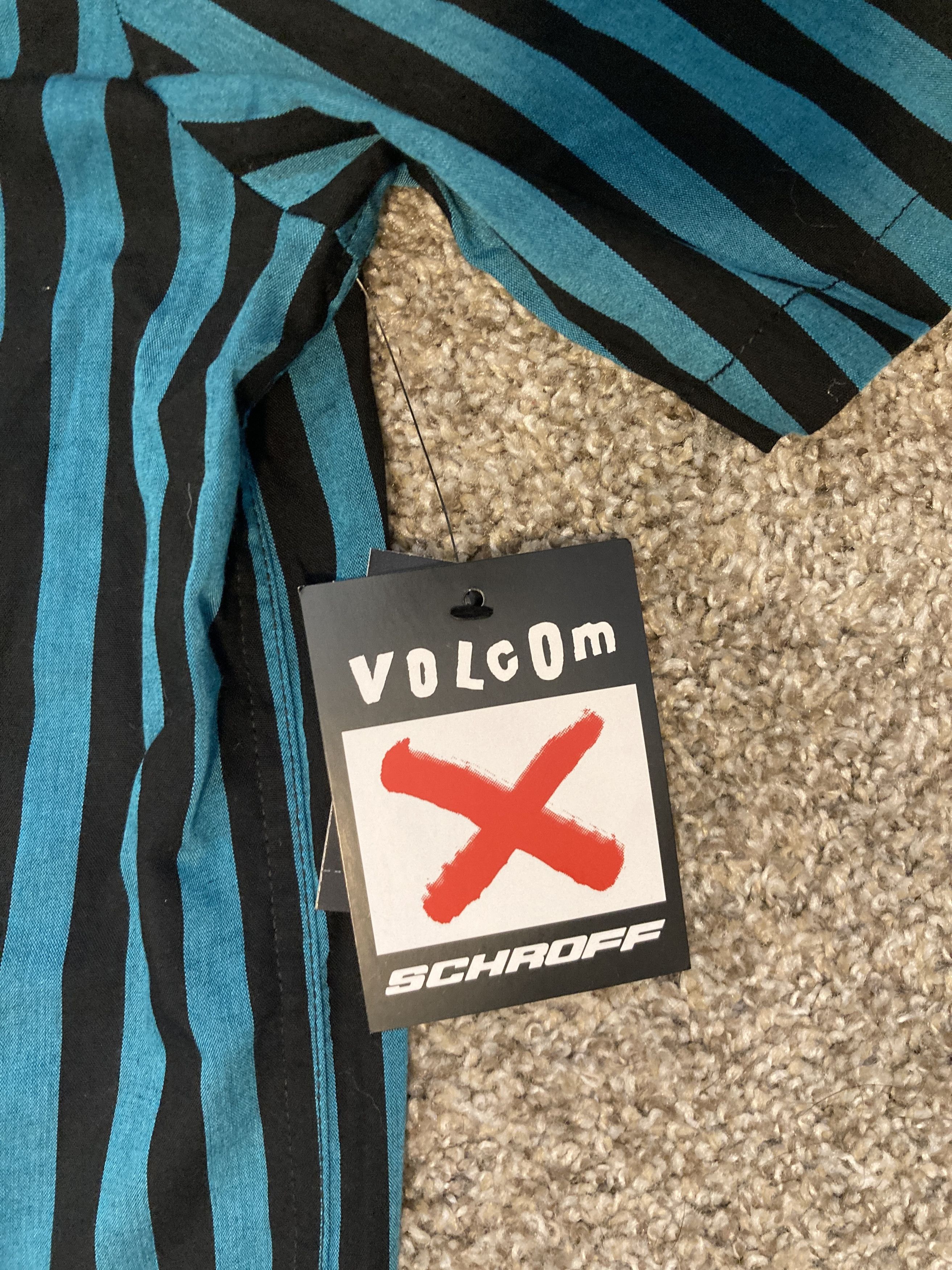 Volcom Volcom x Schroff men's striped short sleeve shirt Size US L / EU 52-54 / 3 - 7 Thumbnail