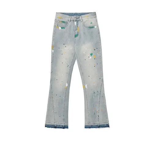 VIBE Street wash vintage y2k baggy wide leg jeans Size US 33 - 4 Thumbnail