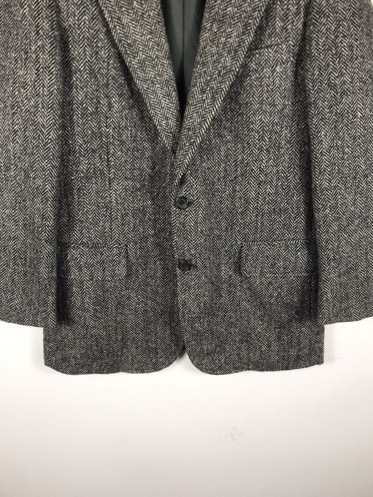 Harris Tweed ⚡️Vintage Harris Tweed Wool Herringbone Coat Size 42S - 5 Thumbnail