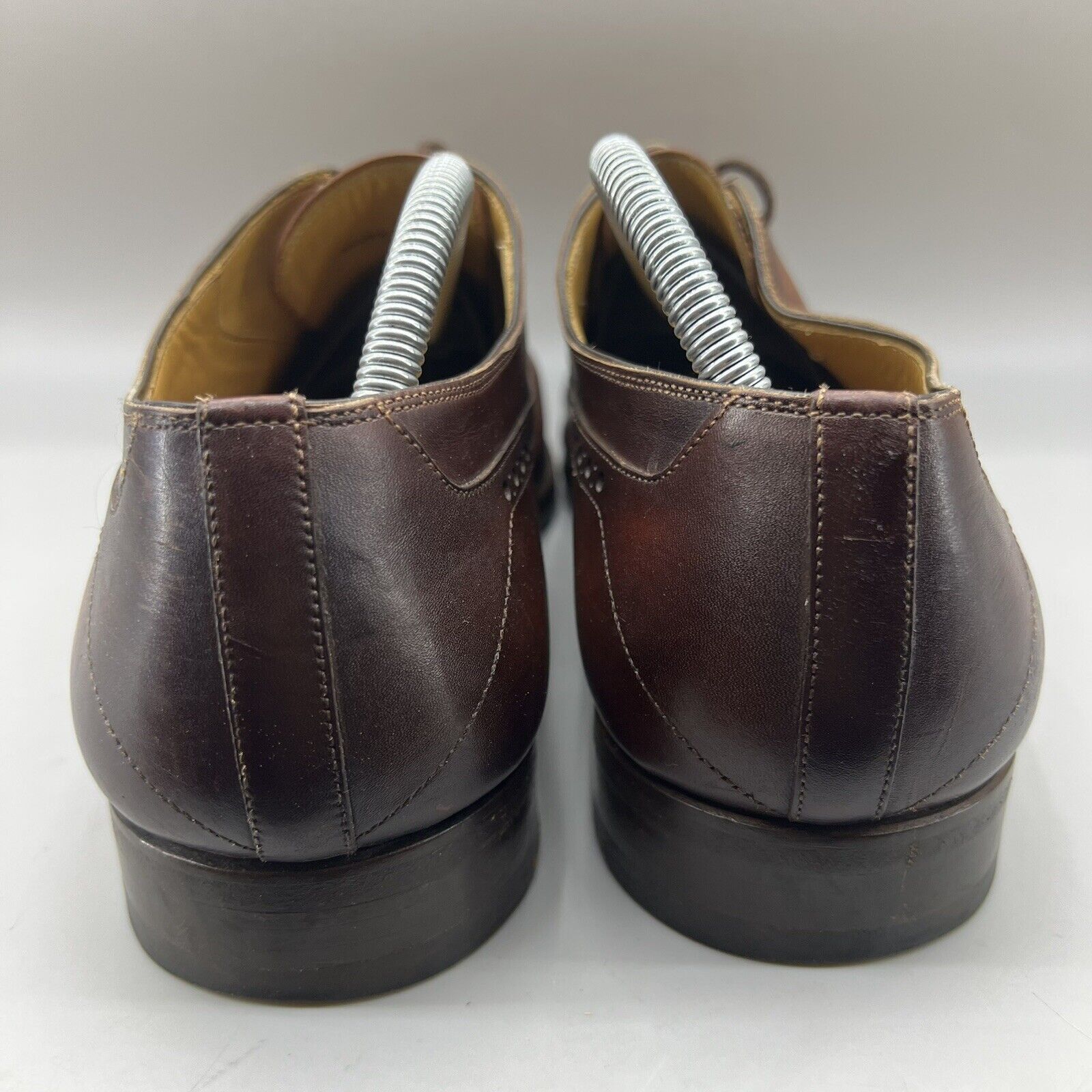 Magnanni Magnanni Manolo Medallion Shoes Men's Size 9 M Cognac Brown Size US 9 / EU 42 - 4 Thumbnail