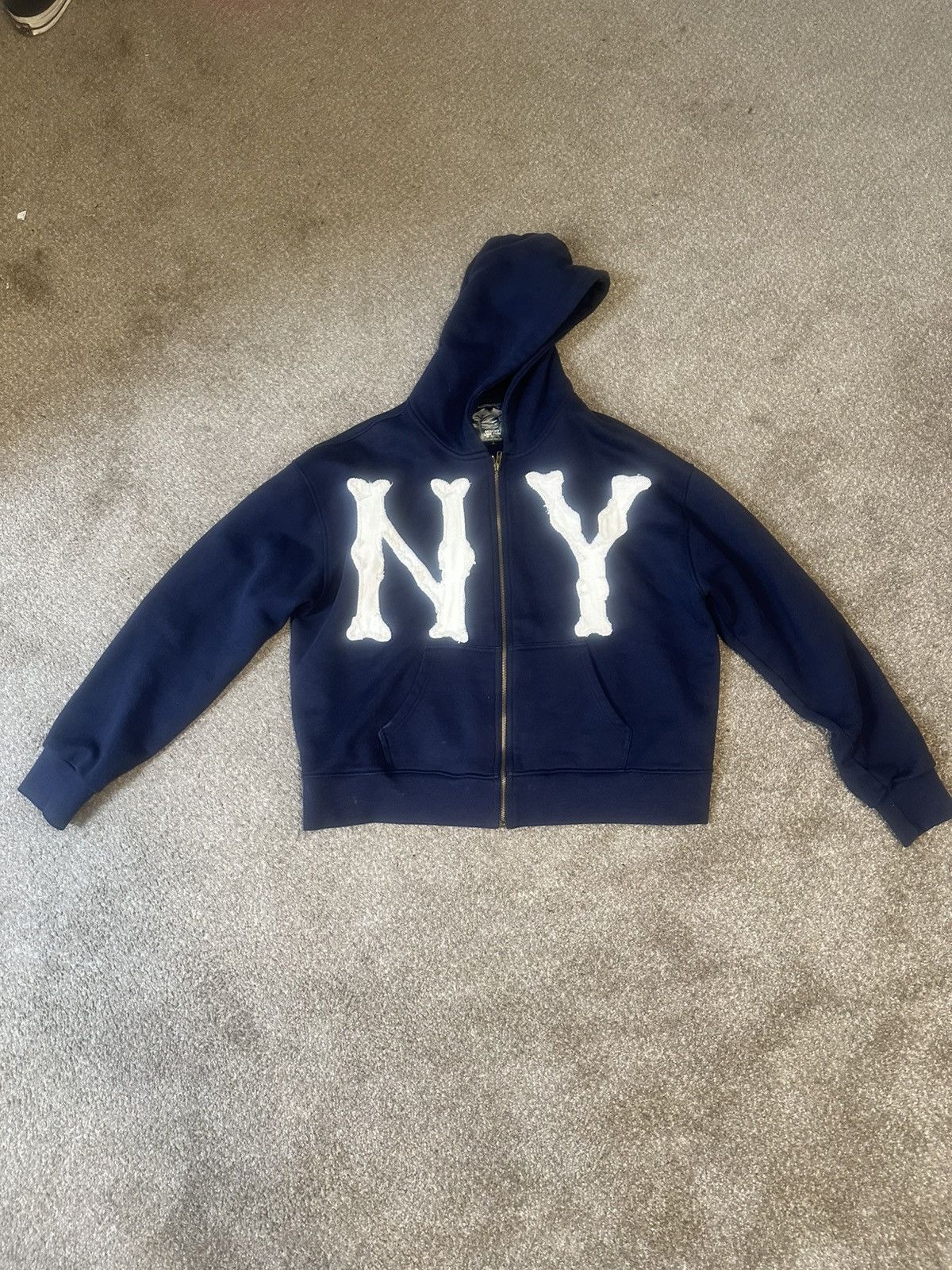 Other MEMORY LANE PARK NAVY BLUE NY HOODIE Size US L / EU 52-54 / 3 - 3 Thumbnail