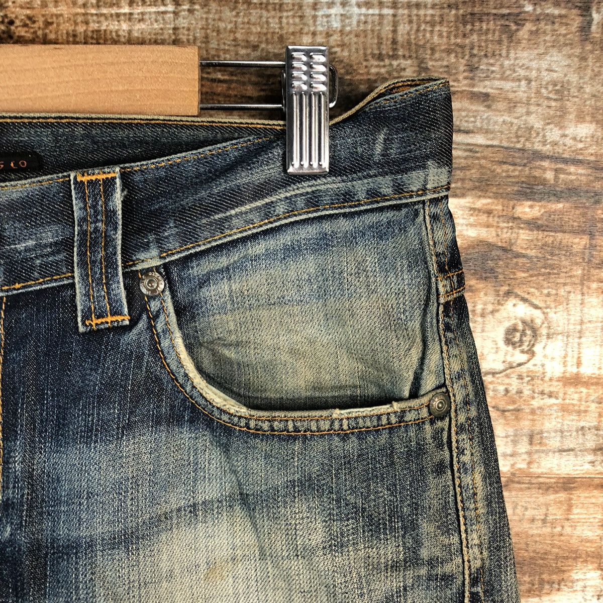 Nudie Jeans DL Nudie Jeans Blue Distressed Denim Pants #C139 Size US 31 - 8 Thumbnail