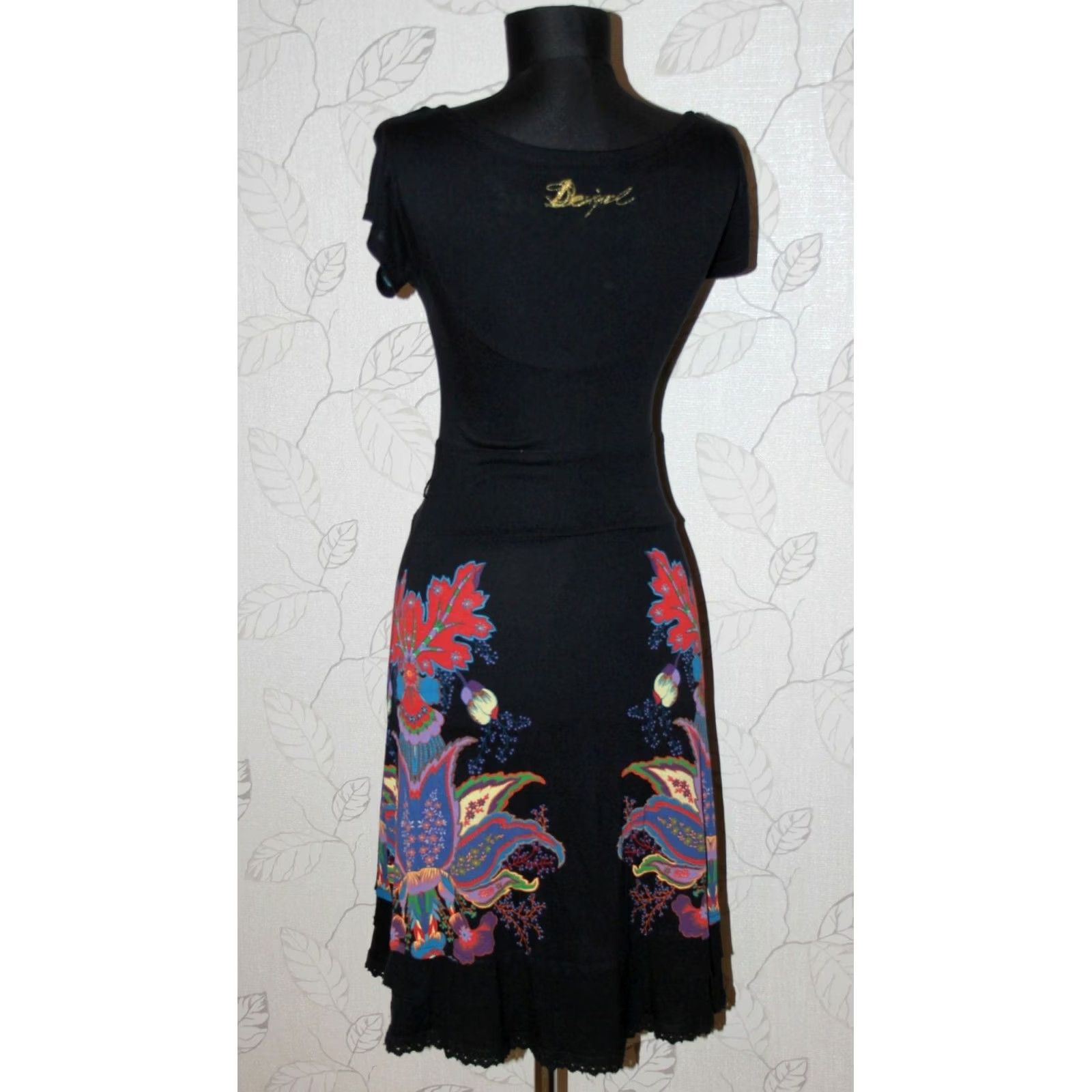 Desigual Desigual Black Dress Womens Size S Size S / US 4 / IT 40 - 6 Thumbnail
