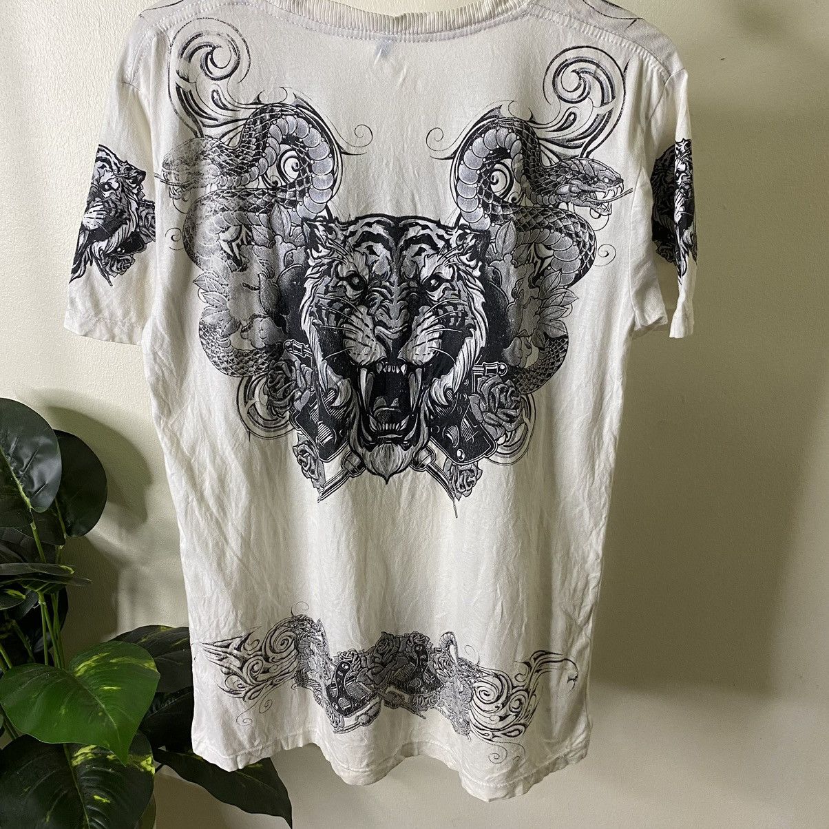 Affliction Vintage Affliction Lion Snake Crazy Detailing Ed Hardy Style Size US M / EU 48-50 / 2 - 9 Thumbnail