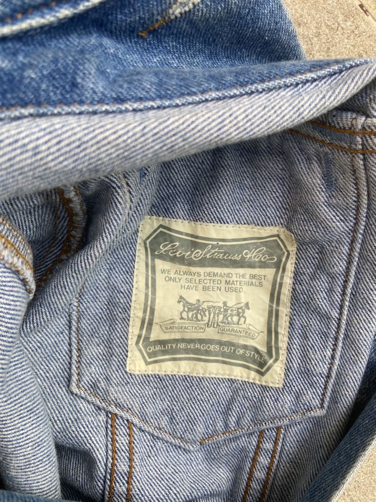 Levi's × Levi's Vintage Clothing Levis Vintage Denim Jacket Size US L / EU 52-54 / 3 - 4 Thumbnail
