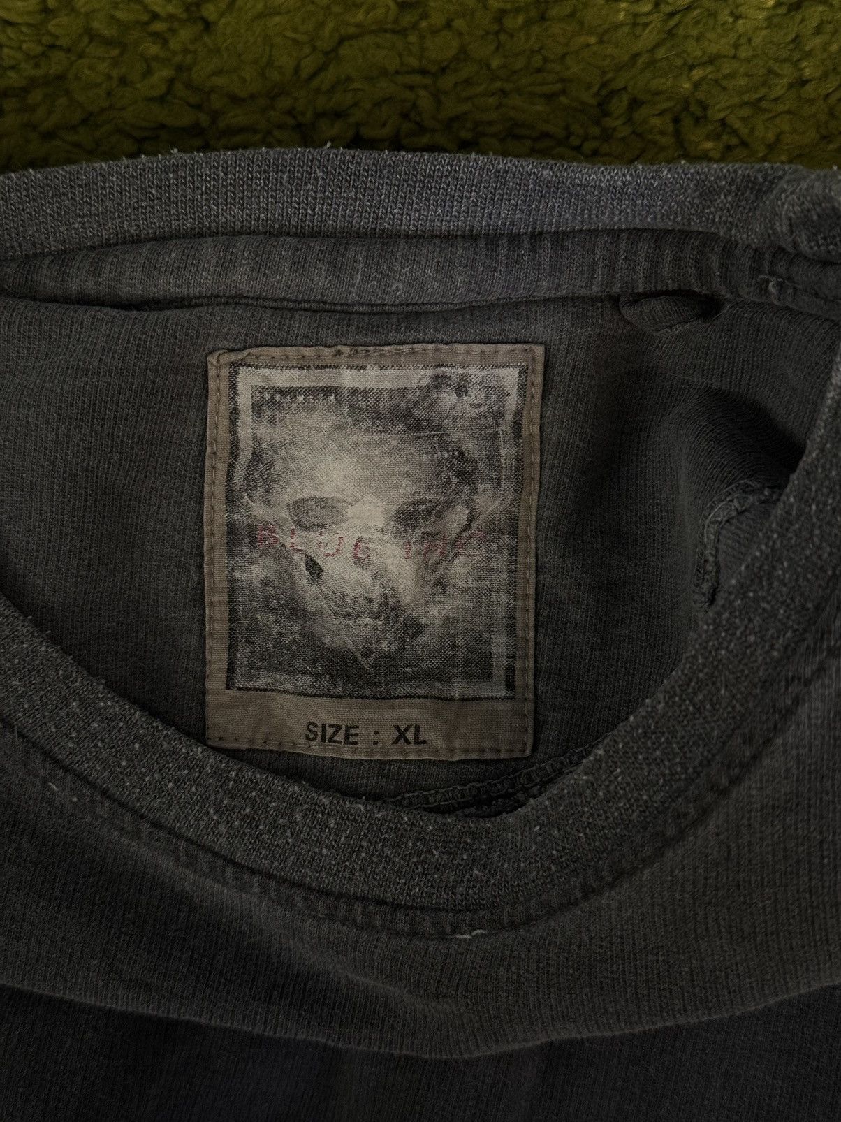 Hysteric Glamour × If Six Was Nine Y2K Japanese L.G.B style skull graphite washed sweatshirt Size US XL / EU 56 / 4 - 4 Thumbnail