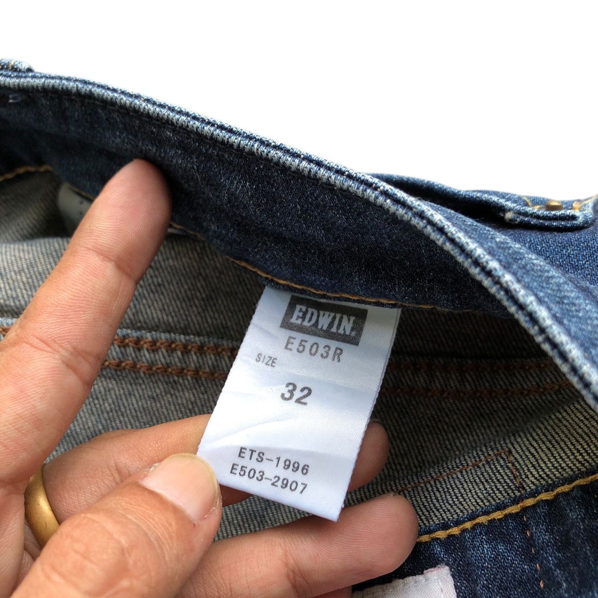 Edwin Vintage EDWIN straight cut jeans Size US 32 / EU 48 - 8 Thumbnail