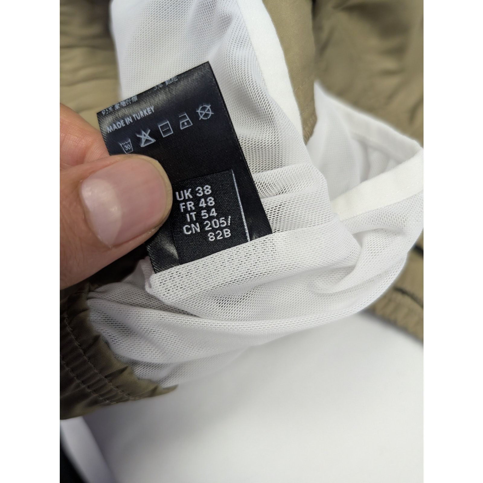 Amiri o1rshd1 Core Logo Swim Trunks Shorts in Tan xxl Size US 38 / EU 54 - 13 Thumbnail