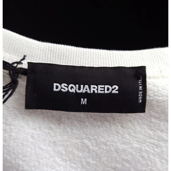 Dsquared2 DSQUARED2 Printed Slogan Cotton Sweatshirt Size M Mens Size US M / EU 48-50 / 2 - 10 Thumbnail