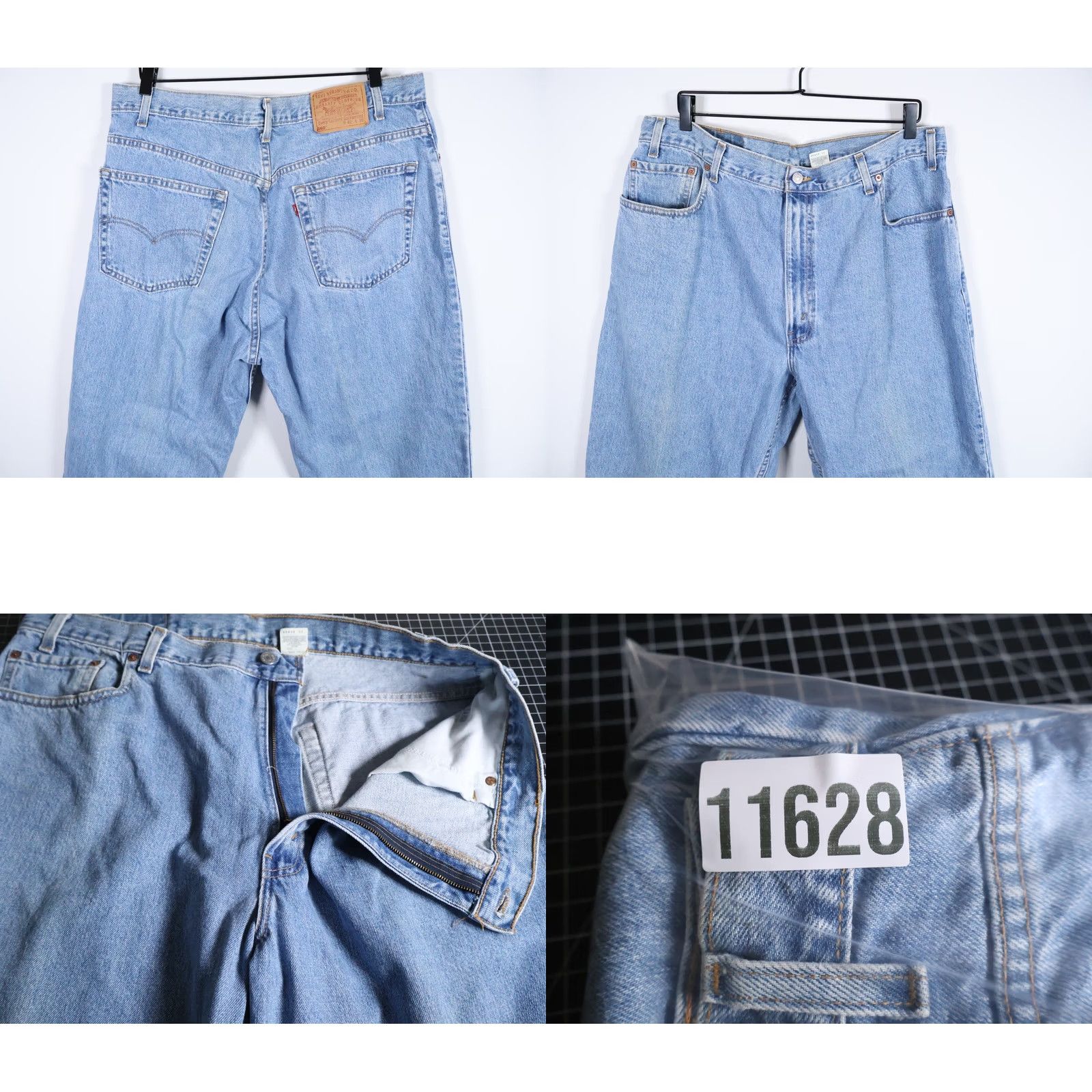 Levi's VINTAGE Levi's Jeans Men 38 x 27 Blue 560 Loose Fit Tapered Leg 1999 90s Hipster Retro Grunge Model Levi's 560 Mens Jeans Regular Way Staight? Size US 38 / EU 54 - 9 Thumbnail