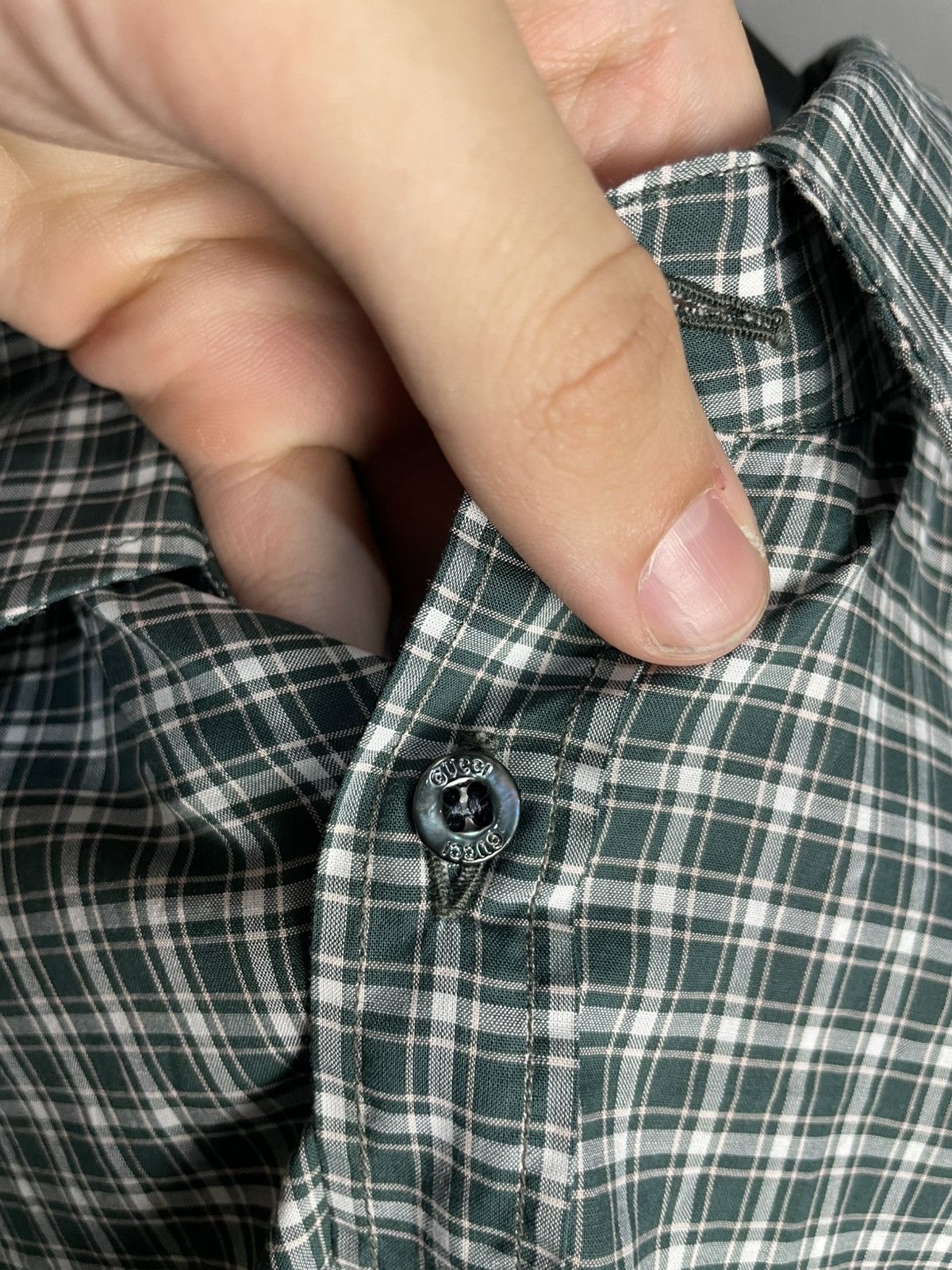 Gucci Gucci Plaid Check Formal Shirt 40 size Italy Size US M / EU 48-50 / 2 - 3 Thumbnail