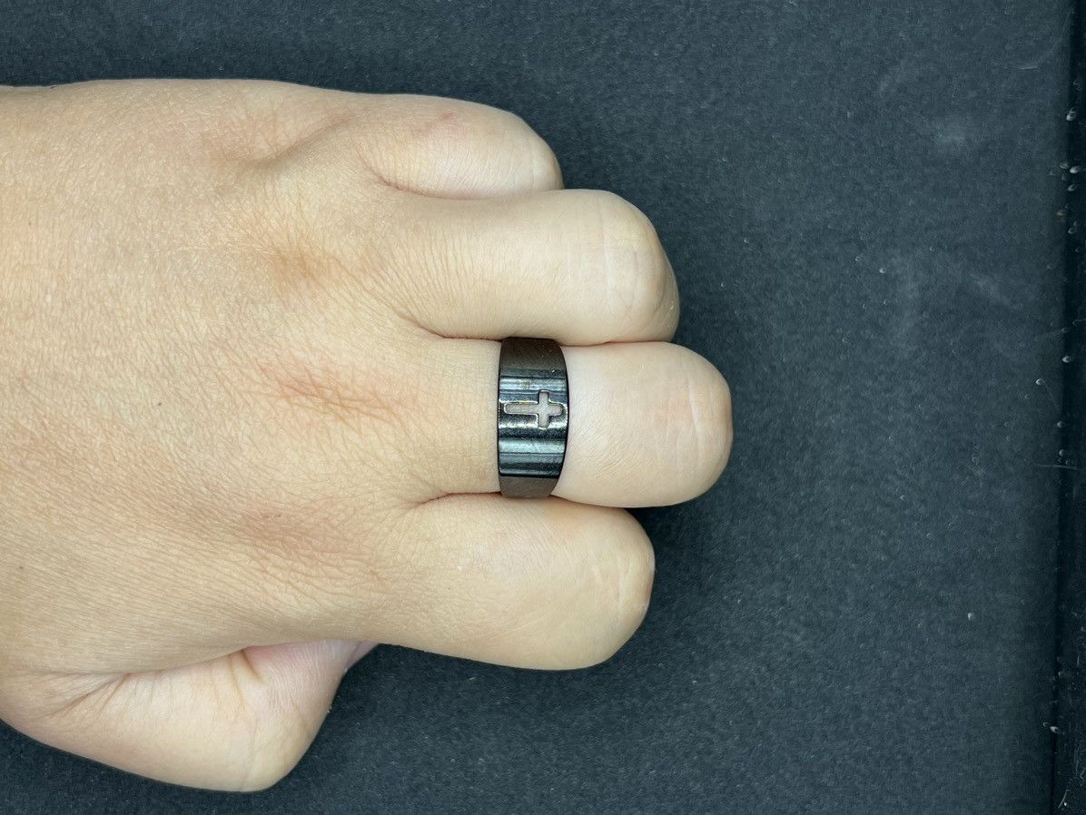 Jewelry Cross black ring - size 10 Size ONE SIZE - 4 Thumbnail