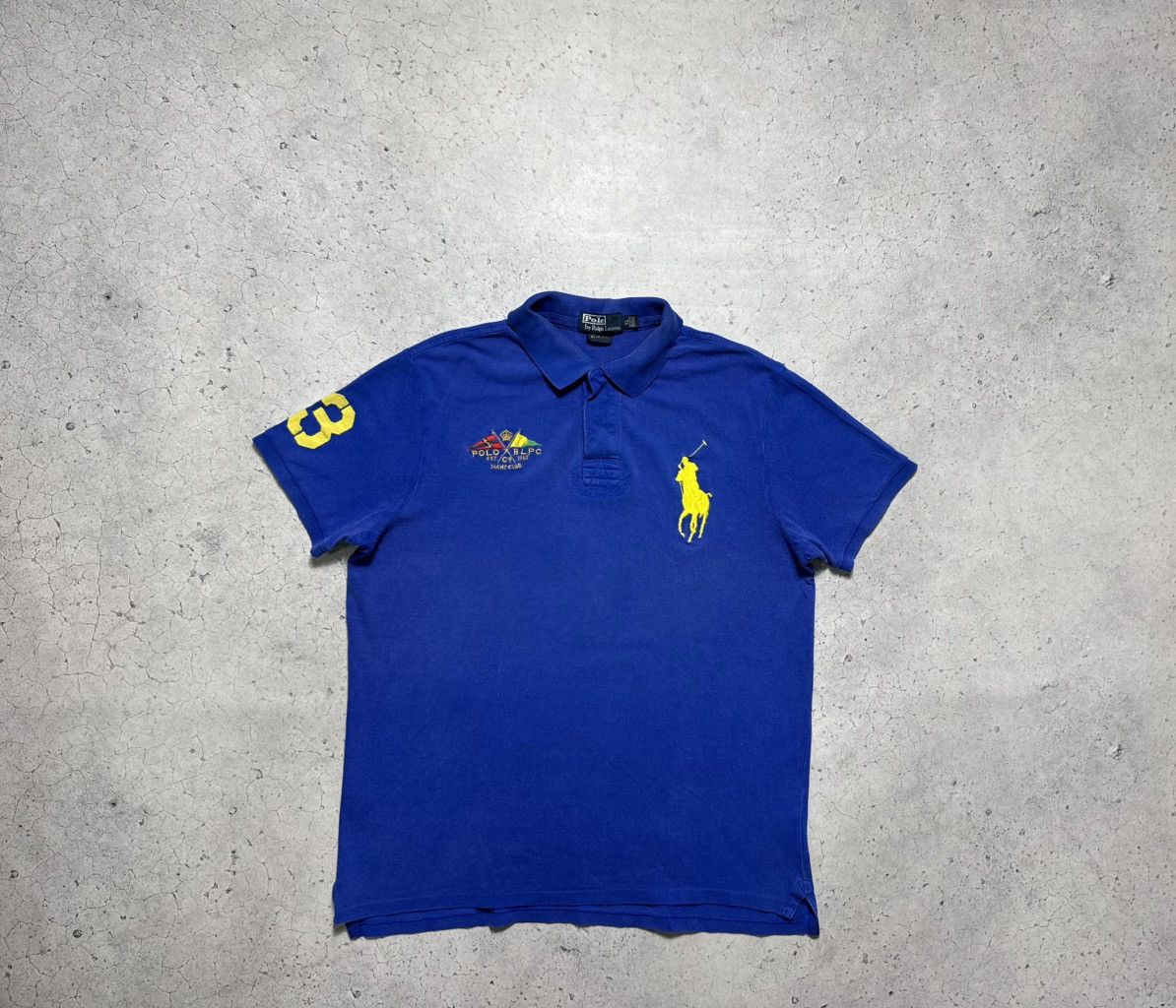 Polo Ralph Lauren Polo Ralph Lauren RLPC Big Pony #3 Polo Shirt Blue Size XL Size US XL / EU 56 / 4 - 1 Thumbnail