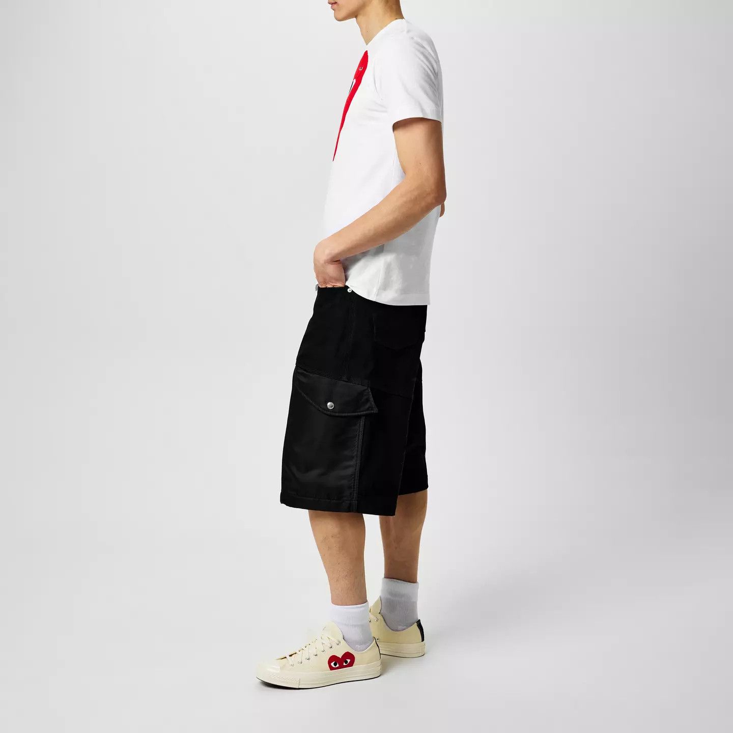 Comme des Garcons PLAY o1g2r1mq0426 Chuck 70 Sneakers in Beige Size US 12 / EU 45 - 6 Thumbnail