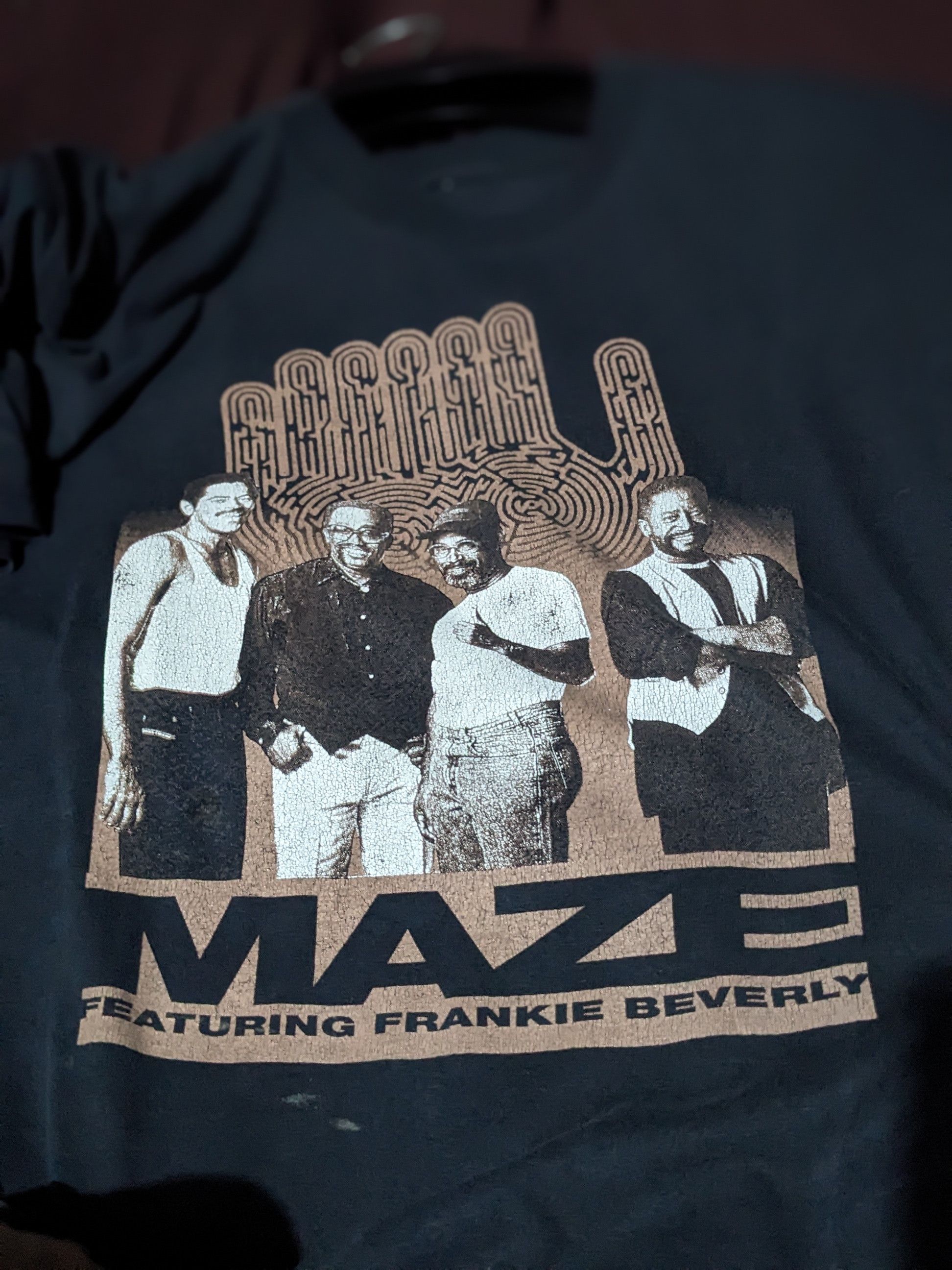 Vintage Maze feat Frankie Beverly Vintage Y2K t shirt Size US XL / EU 56 / 4 - 5 Thumbnail
