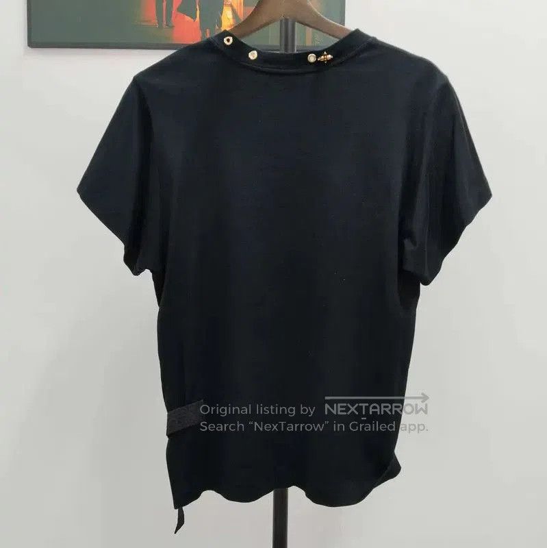 Louis Vuitton Louis Vuitton Black Cotton Short Sleeve T. Size L / US 10 / IT 46 - 2 Thumbnail