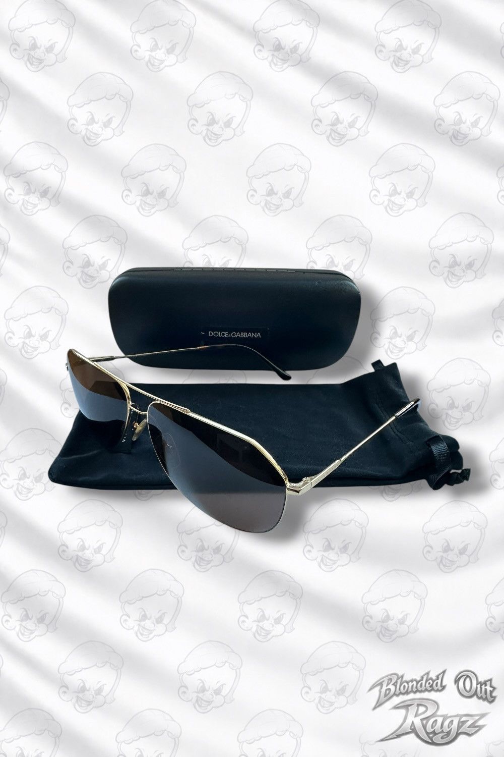 Dolce & Gabbana Dolce & Gabanna DG2129 Aviator Sunglasses Size ONE SIZE - 1 Thumbnail