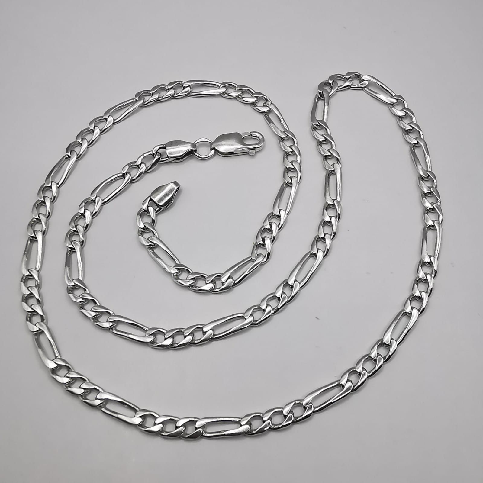 Sterling Silver Vintage Jewelry Chain, 925 Sterling Silver, Signed 20,94g Size ONE SIZE - 2 Thumbnail