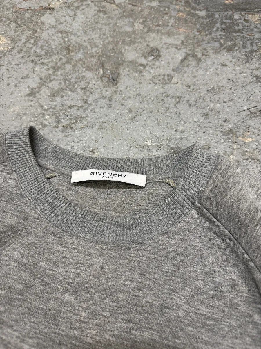 Givenchy SS2016 Givenchy Grey Scuba Crewneck by Riccardo Tisci Size US M / EU 48-50 / 2 - 6 Thumbnail