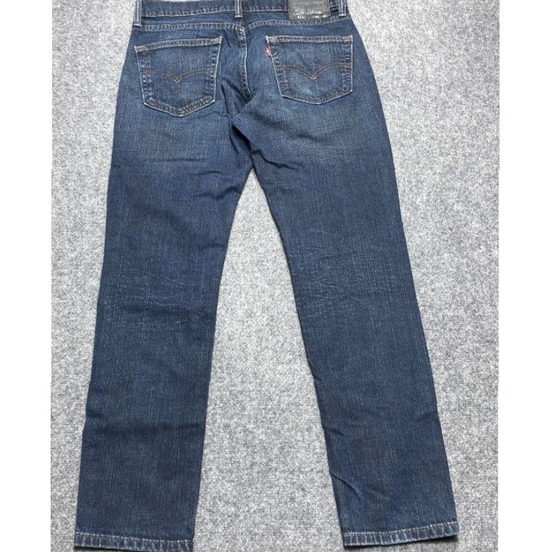 Levi's Levi's 511 Slim Jeans Men 32x30 Blue Dark Wash Stretch Straight Denim 5-Pocket Zip Fly Warm Weather Modern Casual Mens Size US 32 / EU 48 - 4 Thumbnail