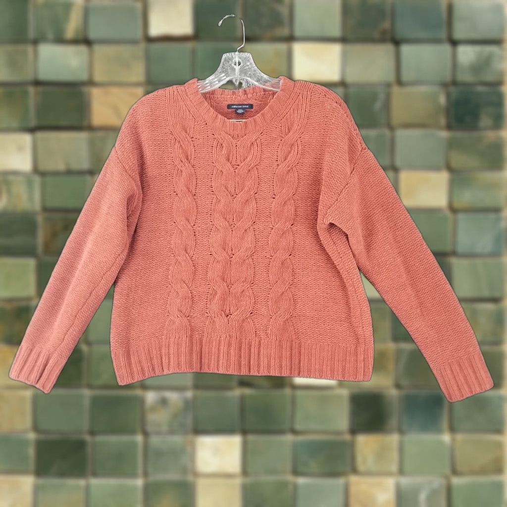 American Eagle Outfitters American Eagle Sweater Women Size S Red Knit Pullover Womens Size S / US 4 / IT 40 - 1 Thumbnail
