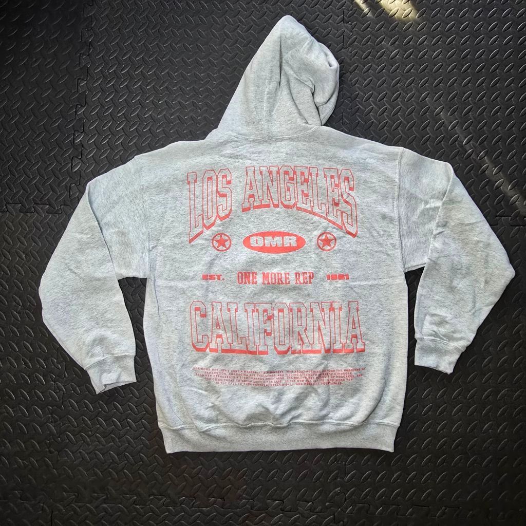 The Unbranded Brand Men's CVLA Gray Red Graphic Hoodie L Size US L / EU 52-54 / 3 - 5 Thumbnail