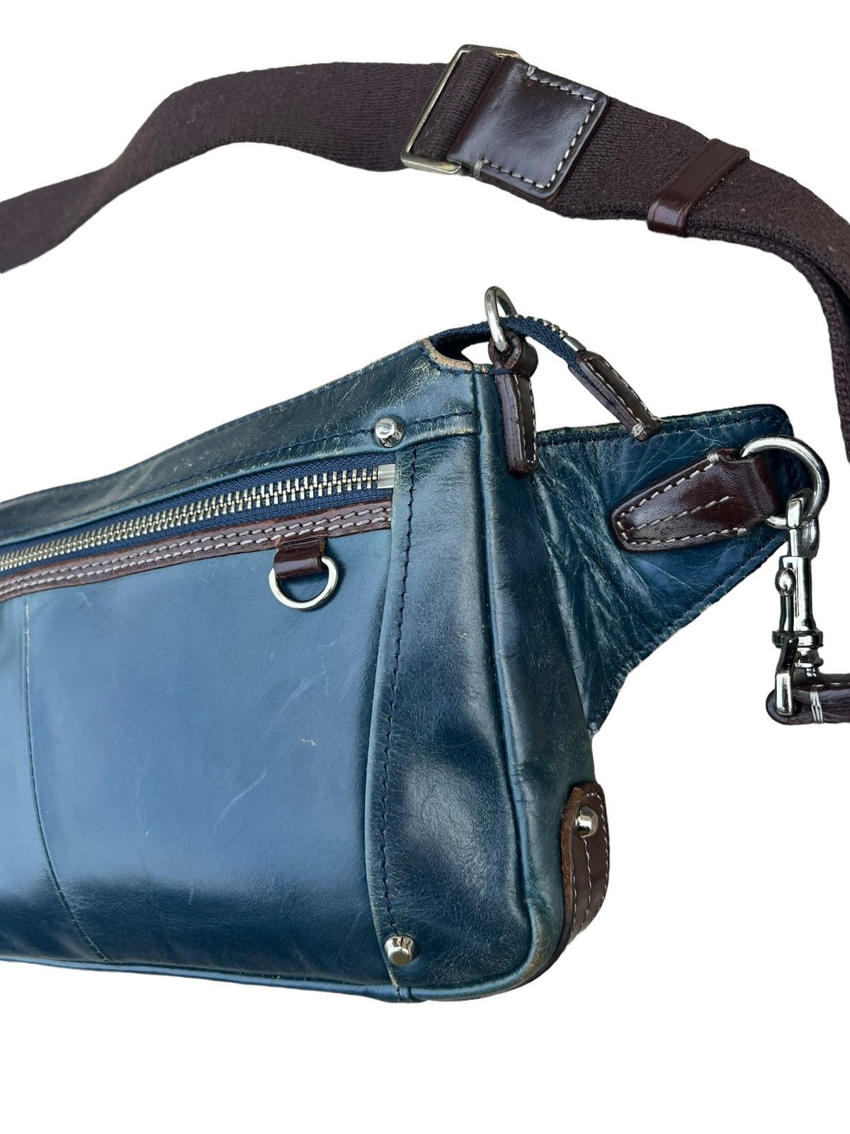 Leather Kiefer Neu Japan Distressed Patina Leather Bag Size ONE SIZE - 2 Thumbnail
