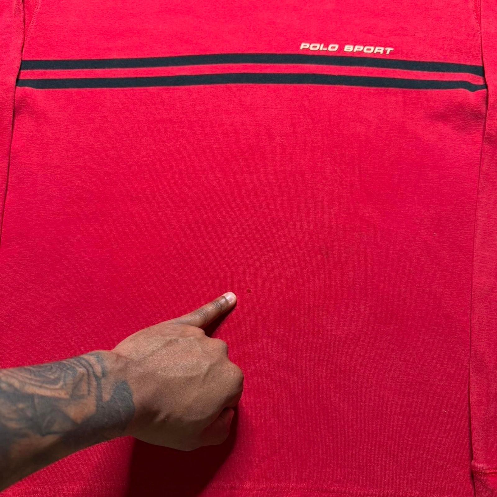 Polo Ralph Lauren × Ralph Lauren × Vintage Vintage 90s Ralph Lauren Polo Sport Turtleneck Striped Shirt Size US XL / EU 56 / 4 - 3 Thumbnail