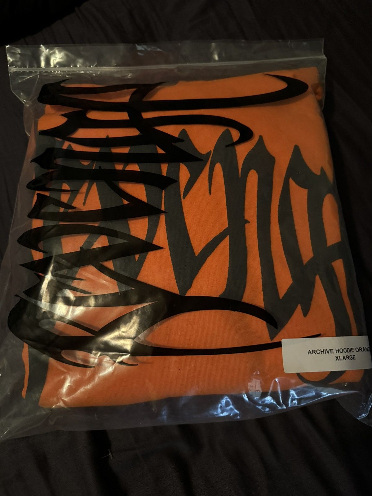 image of Revenge Halloween Archive Orange Hoodie, Men's (Size XL)