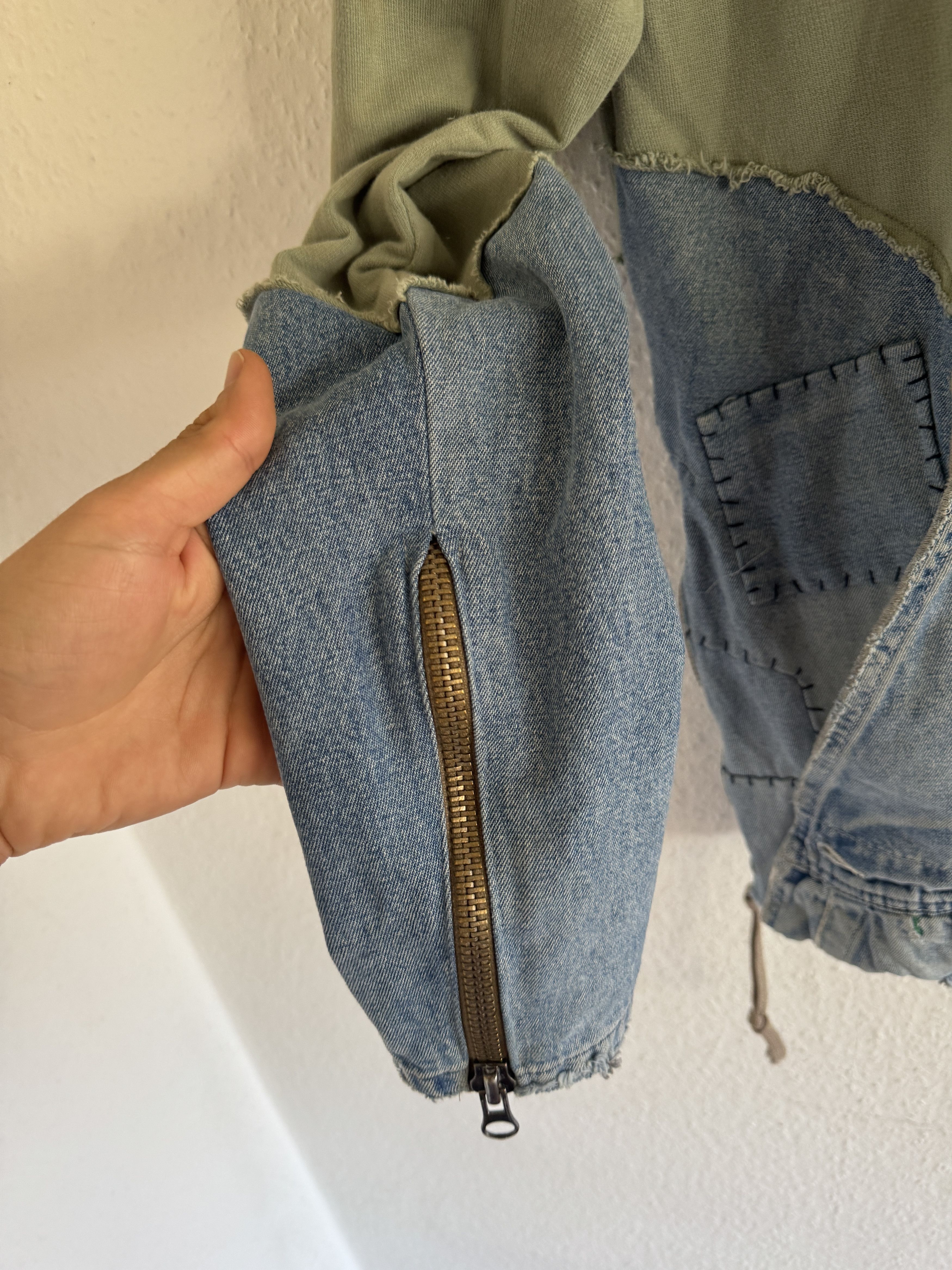 Greg Lauren Distressed Patchwork Hoodie Size US XL / EU 56 / 4 - 14 Thumbnail