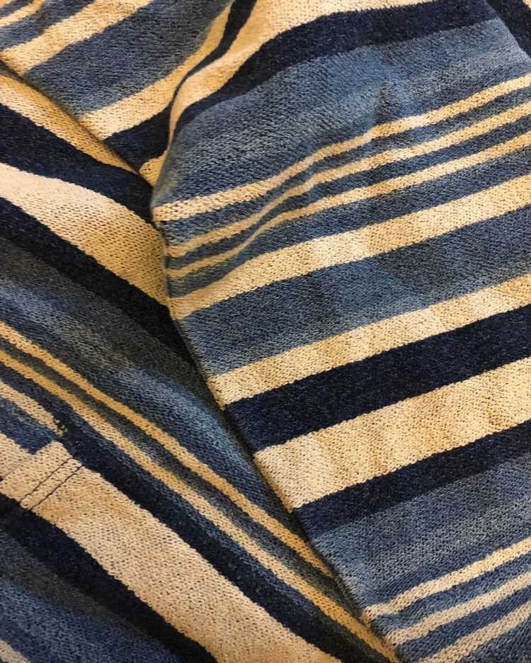 RRL Ralph Lauren RRL Ralph Lauren Blue dyed zebra print hoodie Size US S / EU 44-46 / 1 - 5 Thumbnail