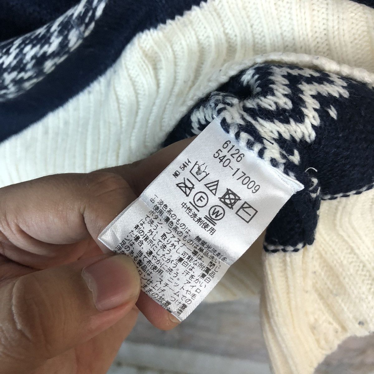 Homespun Knitwear 3 Can 4 Ono Dark Blue stripe Knitwear #A895 Size S / US 4 / IT 40 - 12 Thumbnail