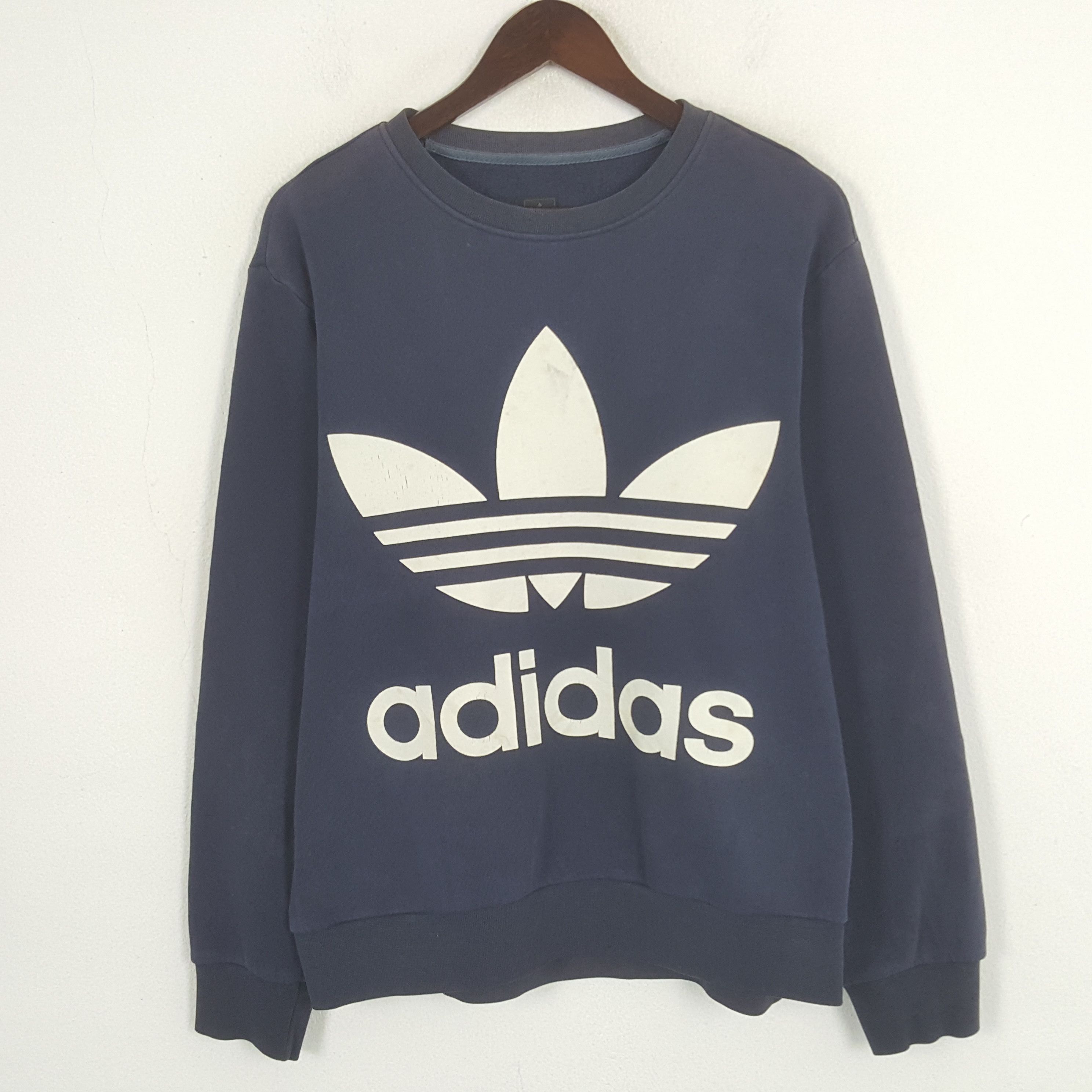 Adidas × Vintage Vintage Adidas Stripe Sweatshirt Size US M / EU 48-50 / 2 - 1 Thumbnail